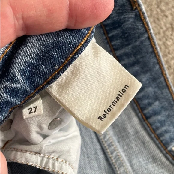 Reformation Light Blue Denim - Picture 3 of 7
